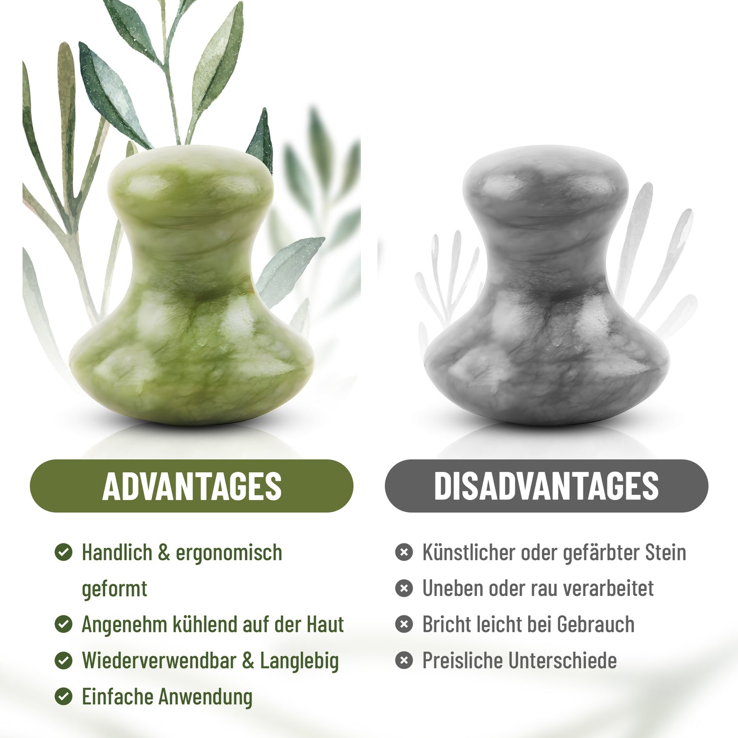 Gua Sha Pilz | Natürliches Beauty-Tool für Lifting & Glow | Anti-Falten