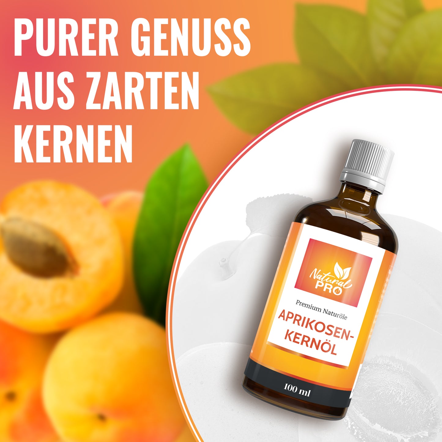 Aprikosenkernöl pur | Kaltgepresst & Raffiniert | Für deine kreative Küche