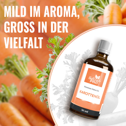 Karottenöl | Sonnenglanz aus der Natur – Reines Öl mit natürlichem Carotingehalt