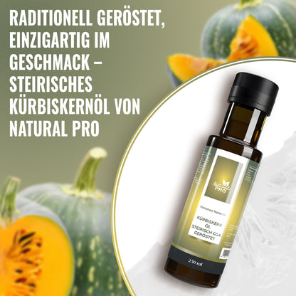 Steirisches Kürbiskernöl GGA | Traditionell geröstet & Regional hergestellt