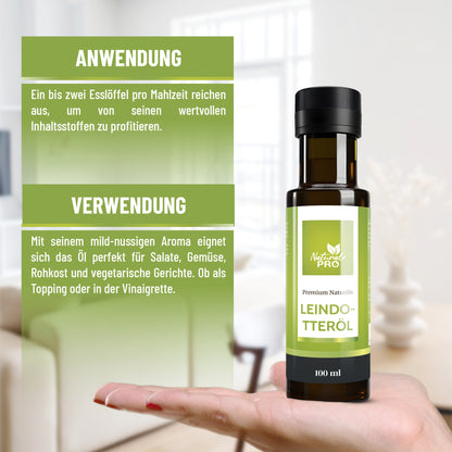 Leindotteröl | Mild-Nussig & Naturrein |  1 EL täglich für deine Omega-3-Versorgung