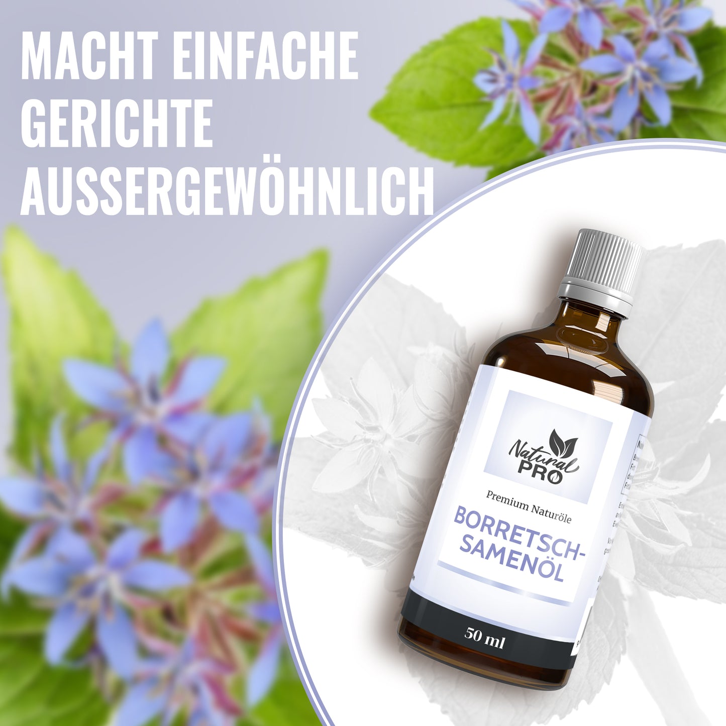 Borretschsamenöl | HOCHDOSIERT | Reich an Gamma-Linolensäure