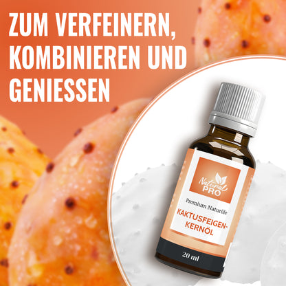 Kaktusfeigenkernöl | Superfood-Öl mit natürlichem Vitamin E & Wertvollen Fettsäuren