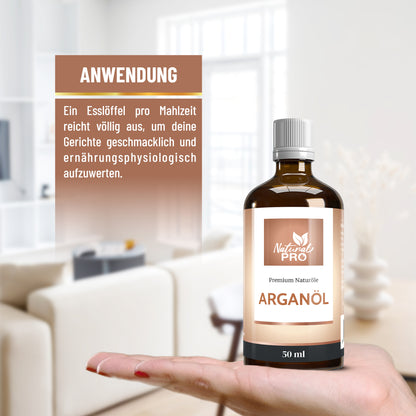 Arganöl Hochdosiert | Ungeröstet, Kaltgepresst und Nährstoffreich