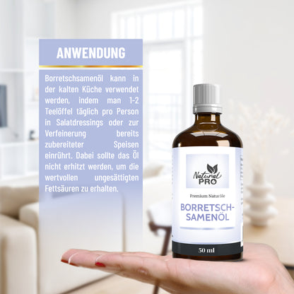 Borretschsamenöl | HOCHDOSIERT | Reich an Gamma-Linolensäure