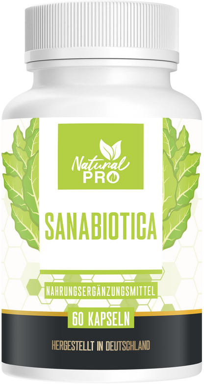 Sanabiotica | Natürliches Antibiotikum aus der Natur | 60 Kapseln
