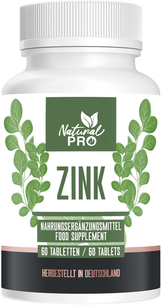 Zink | Immunschutz & Hautpflege | 60 Tabletten