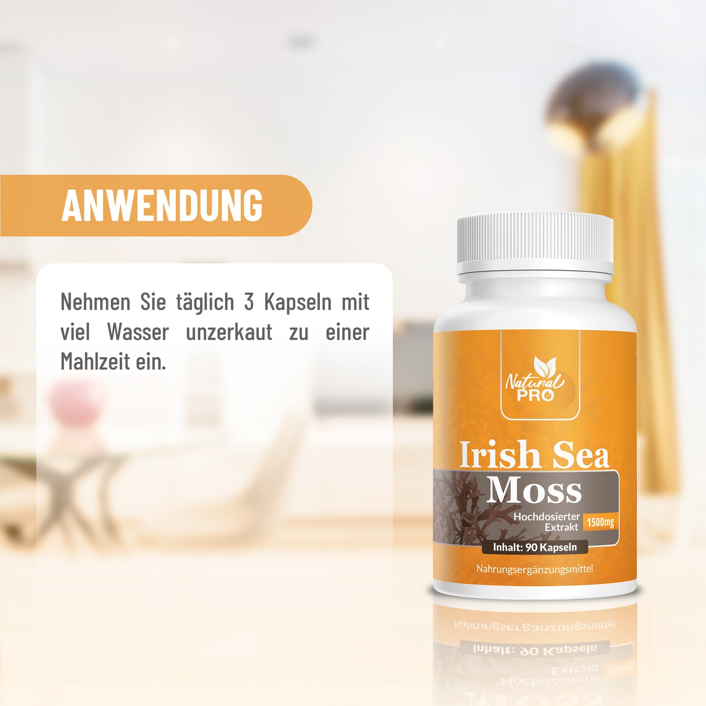 Natural Pro | Irish Sea Moss | 1500mg | Dein Körper im Alltag |