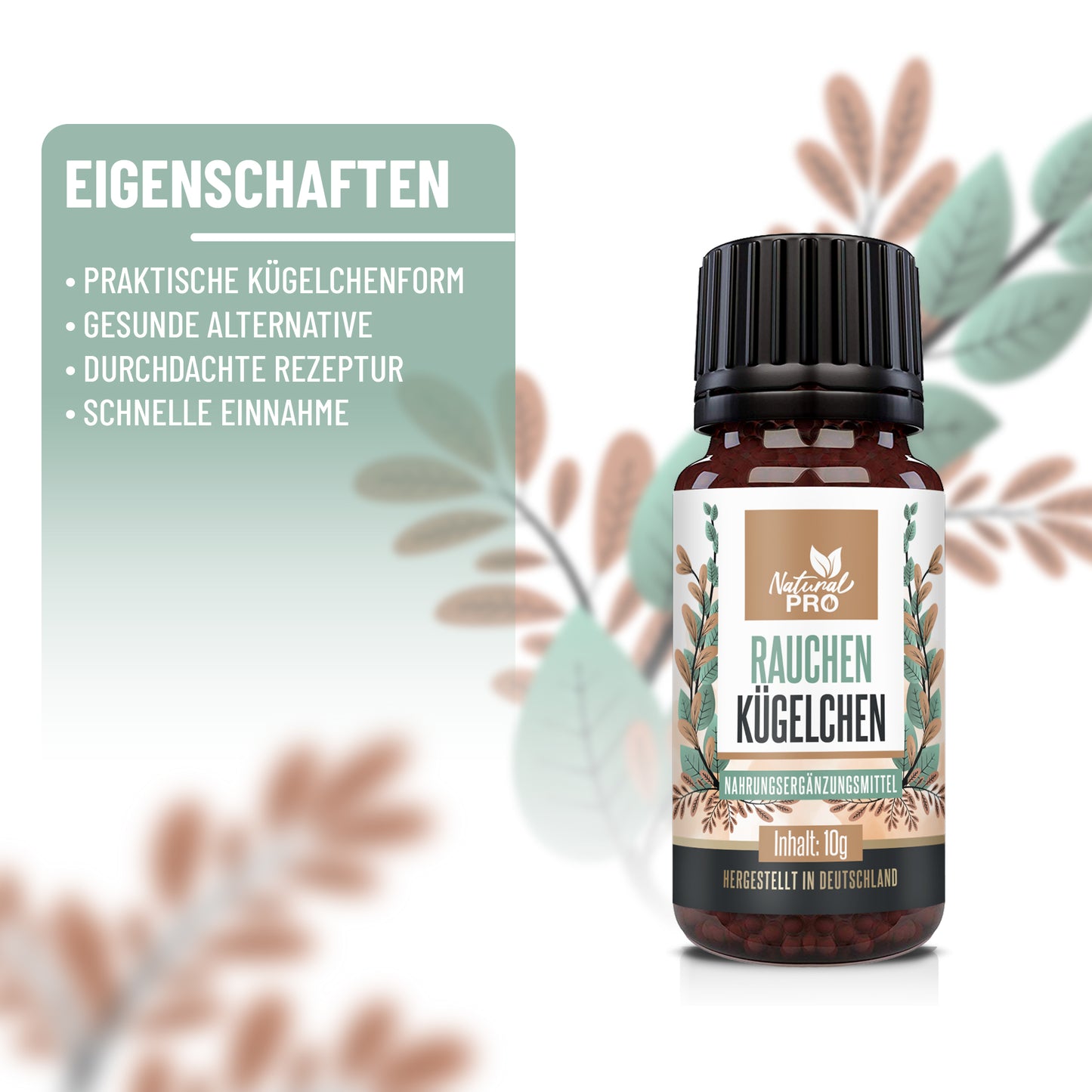 Rauchen Kügelchen | Natürlich & ohne Nikotin | Für innere Balance beim Rauchstopp | 10g