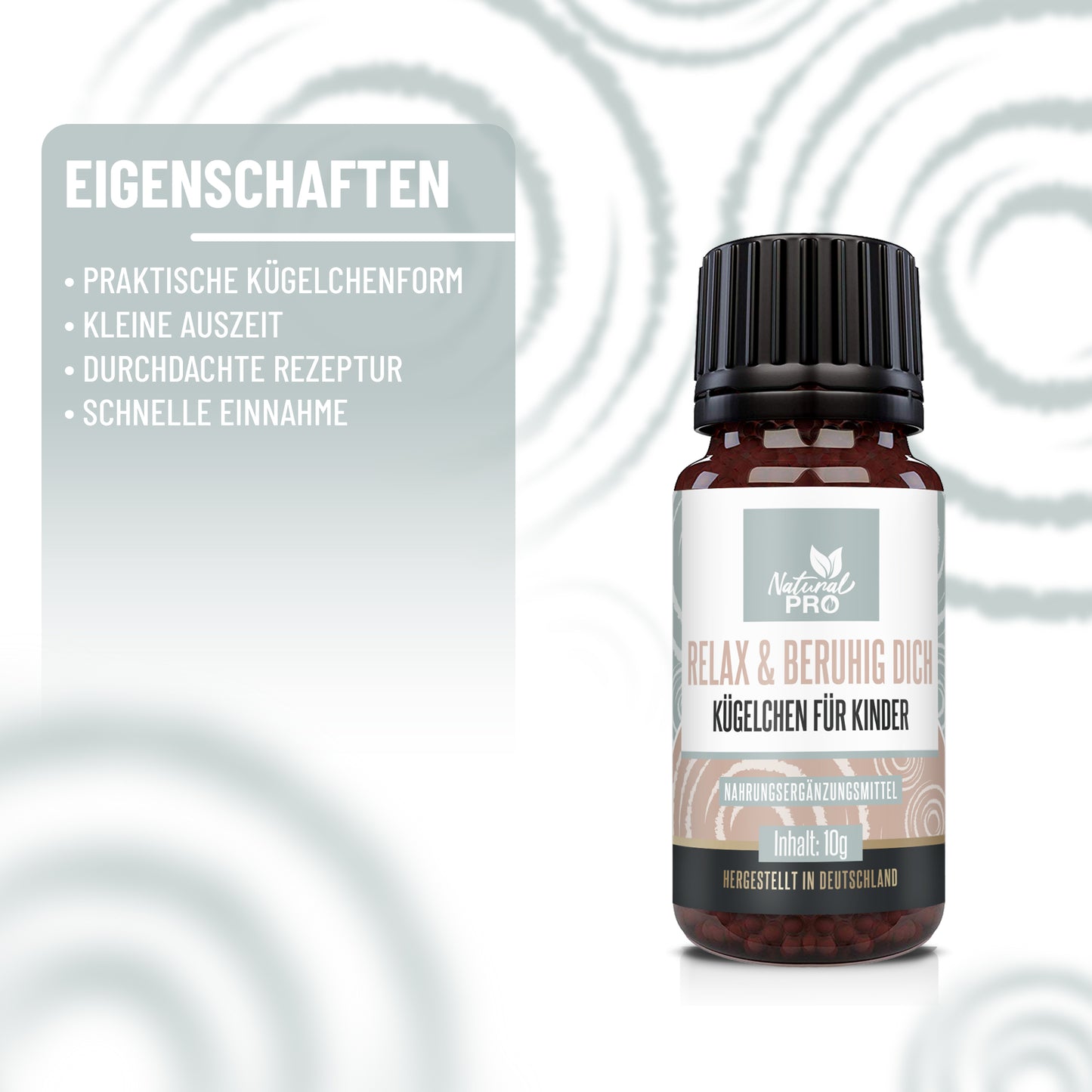 Relax & Beruhig Dich Kügelchen für Kinder | Sanfte Unterstützung bei Unruhe & Nervosität | 10 g