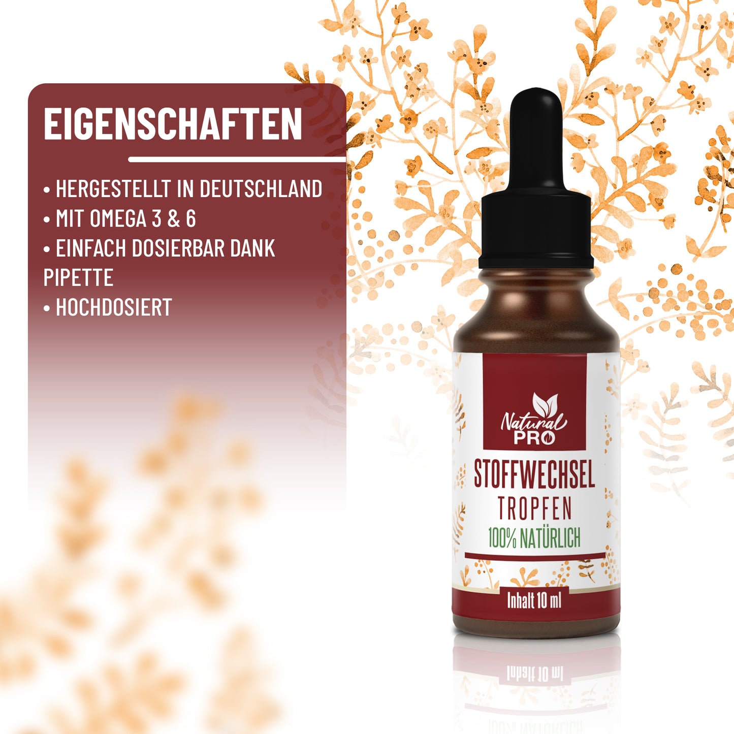 Stoffwechsel Tropfen | Balance & Energie von innen | Natürlich abnehmen | 10 ml