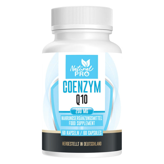 Coenzym Q10 200mg hochdosiert | Unterstützt Herz & Vitalität | 60 Kapseln