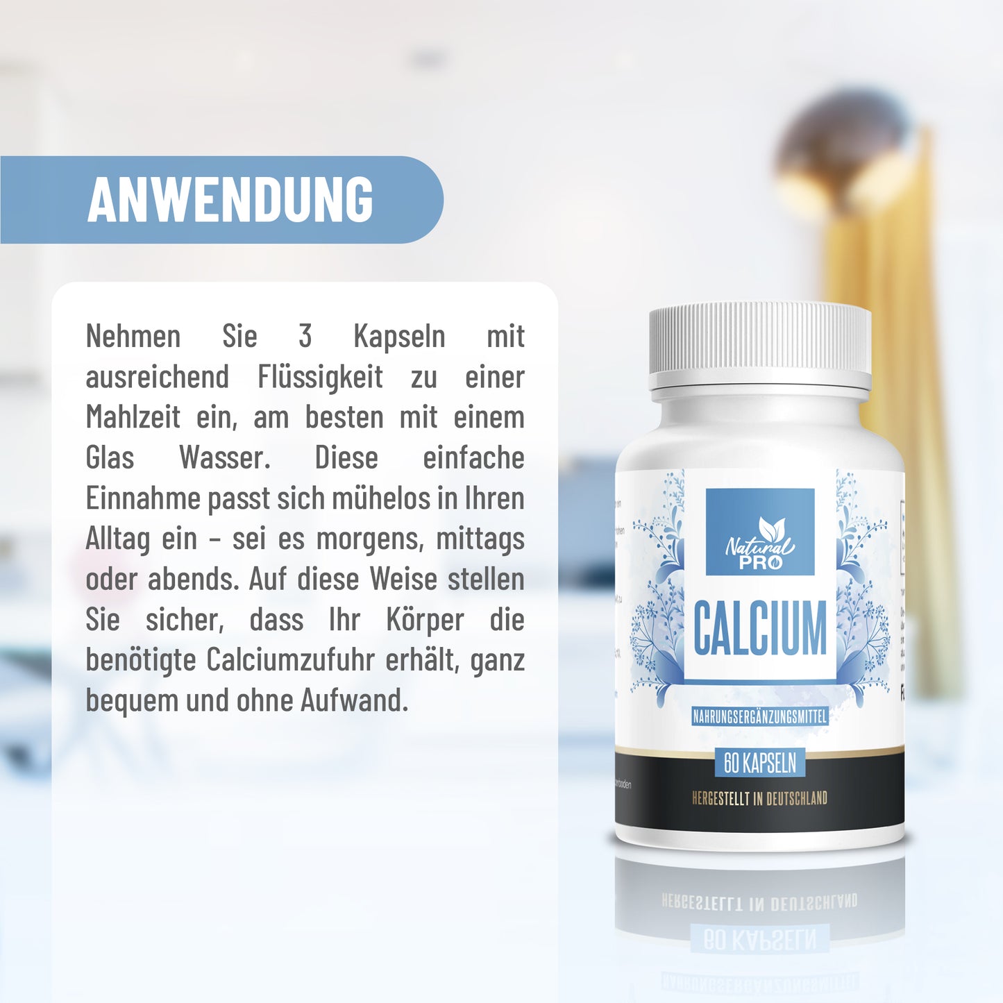 Calcium Power | Balance, Stabilität & starke Knochen | 60 Kapseln