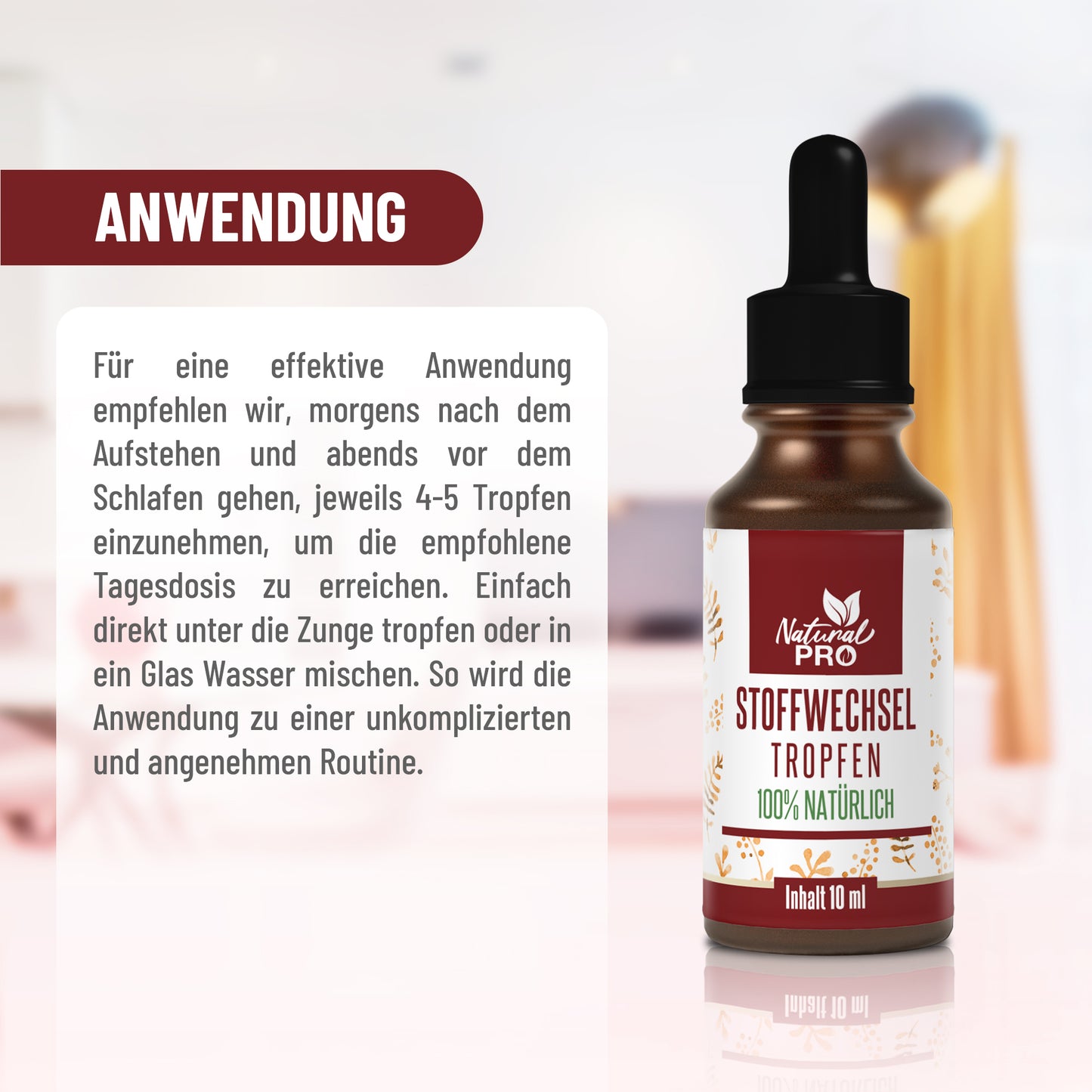 Stoffwechsel Tropfen | Balance & Energie von innen | Natürlich abnehmen | 10 ml