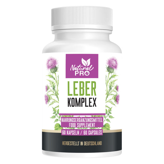 Leber Komplex | für Entgiftung & Stoffwechsel | natürliche Leberkur | 60 Kapseln