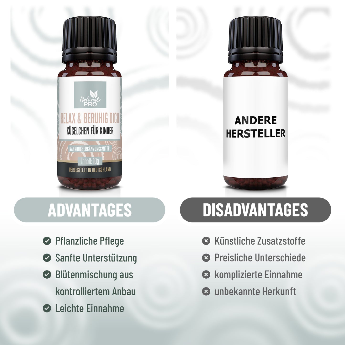 Relax & Beruhig Dich Kügelchen für Kinder | Sanfte Unterstützung bei Unruhe & Nervosität | 10 g