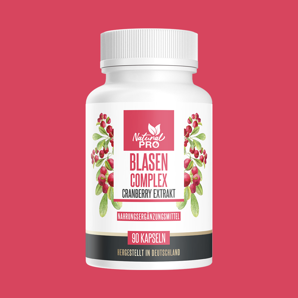 Blasen Complex | Mit hochdosierten Cranberry Extrakt | Für Blasen- & Harnwegsgesundheit | 60 Kapseln
