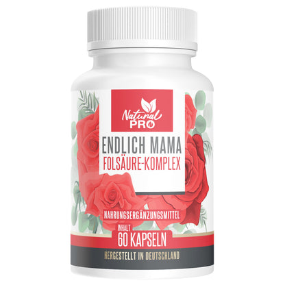 Endlich Mama | Sanfte Unterstützung auf dem Weg zur Schwangerschaft | 60 Kapseln