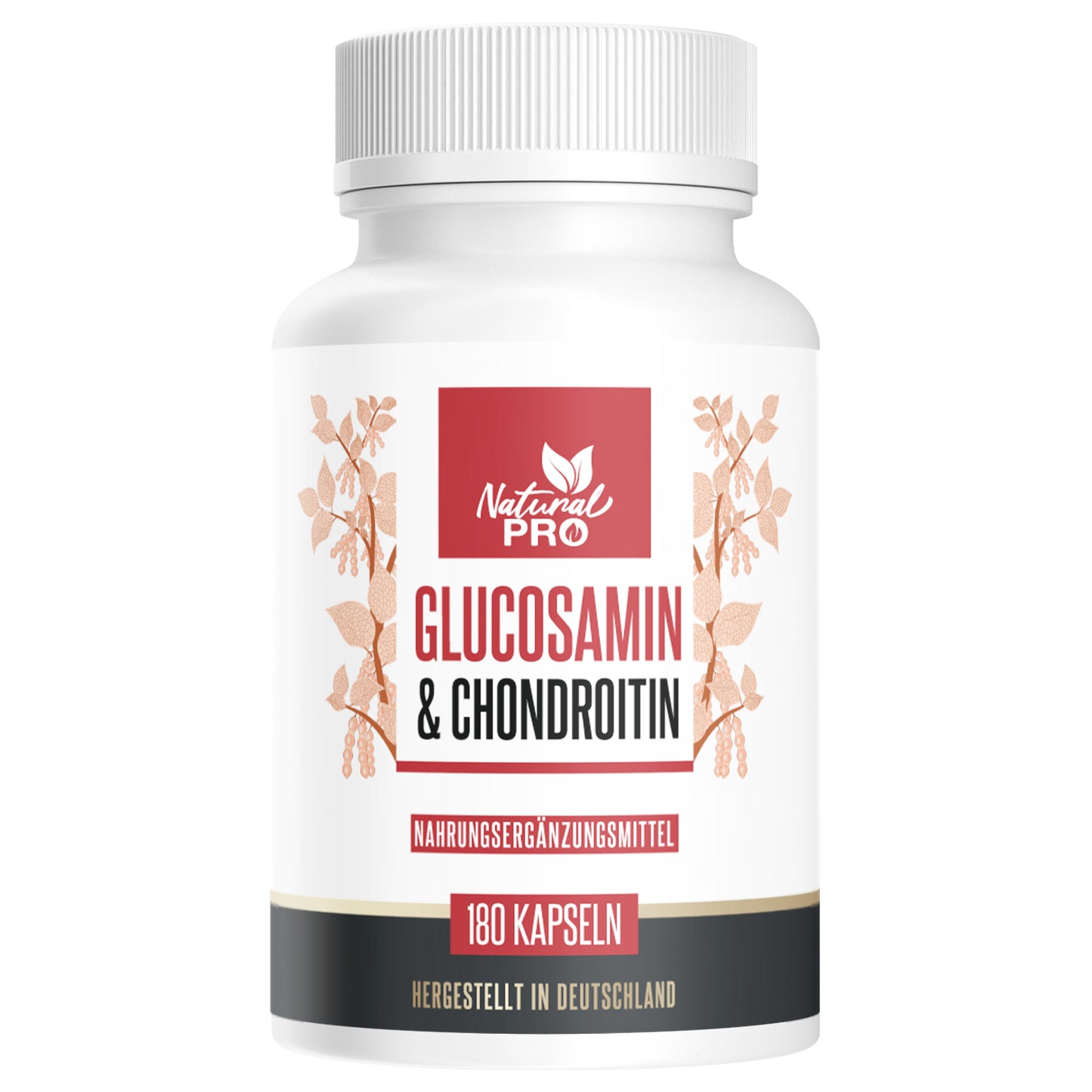 Glucosamin & Chondroitin hochdosiert | Unterstützt Beweglichkeit & Gelenkkomfort | 180 Kapseln