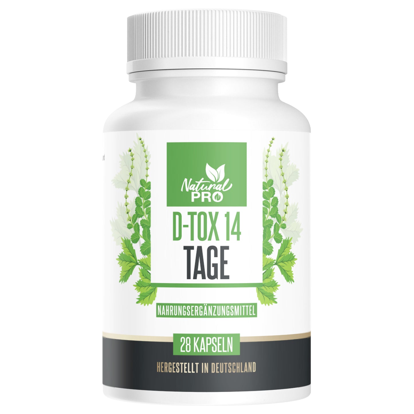 D-Tox 14 Tage | Natürliches Entgiftungsprogramm für Körper & Stoffwechsel | 28 Kapseln