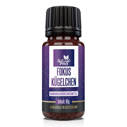 Fokus Kügelchen | Für Konzentration & geistige Klarheit | 10 g
