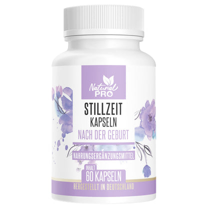 Stillzeit Kapseln | Für Mutter & Baby | Unterstützt Milchbildung & Vitalität | 60 Kapseln