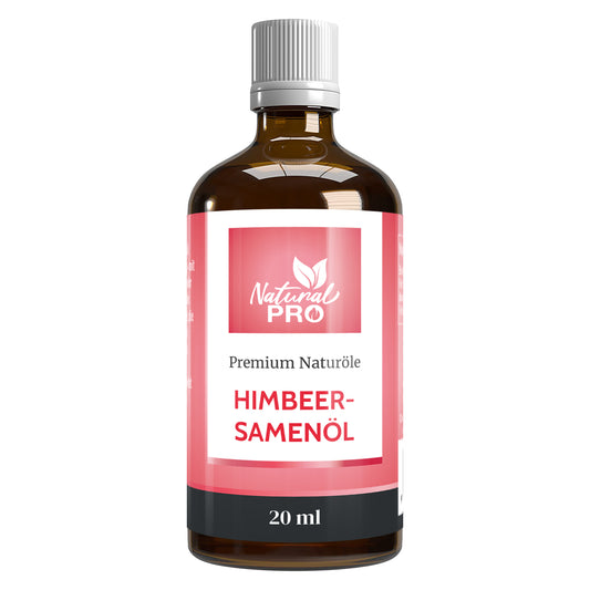 Himbeersamenöl | 100% Rein und Kaltgepresst | Quelle pflanzlicher Omega-Fettsäuren & Vitamin E