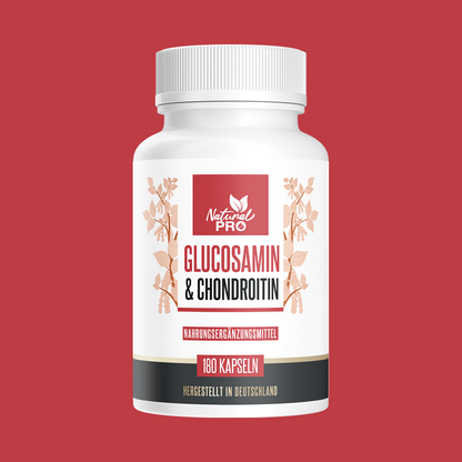 Glucosamin & Chondroitin hochdosiert | Unterstützt Beweglichkeit & Gelenkkomfort | 180 Kapseln