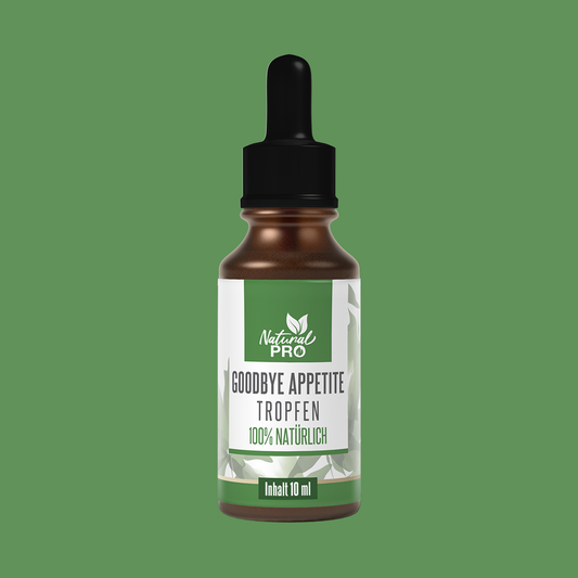 Goodbye Appetite Tropfen | Unterstützt natürliches Sättigungsgefühl | 10 ml