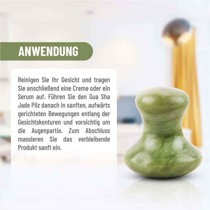 Gua Sha Pilz | Natürliches Beauty-Tool für Lifting & Glow | Anti-Falten