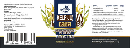 Kelp-Jod 150 µg hochdosiert | Für Vitalität & Hormonbalance | 60 Tabletten
