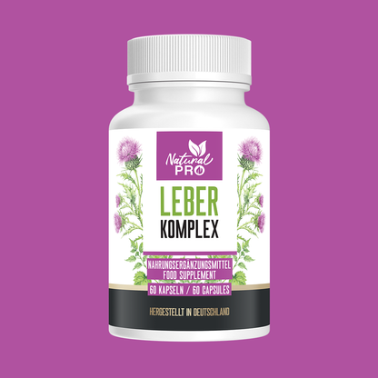 Leber Komplex | für Entgiftung & Stoffwechsel | natürliche Leberkur | 60 Kapseln