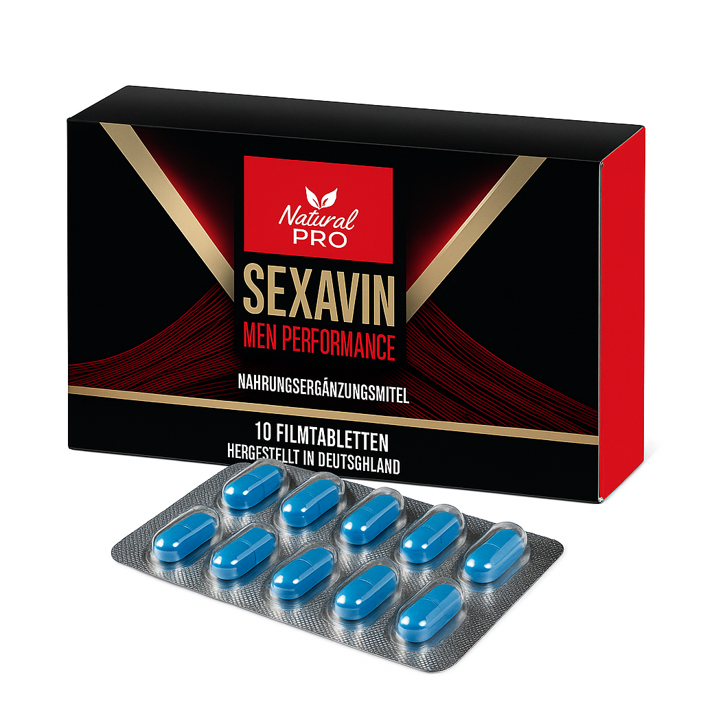 Sexavin | Für extreme Energie, Ausdauer & Leidenschaft | 60 Potenz Kapseln