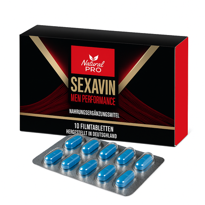 Sexavin | Für extreme Energie, Ausdauer & Leidenschaft | 60 Potenz Kapseln
