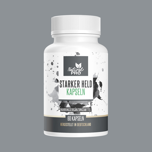 Starker Held Kapseln | Für Männerkraft & innere Stärke | 60 Potenz Kapseln