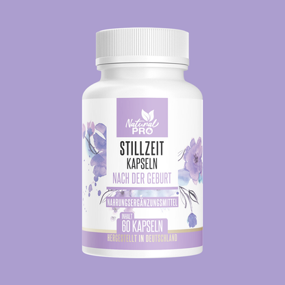 Stillzeit Kapseln | Für Mutter & Baby | Unterstützt Milchbildung & Vitalität | 60 Kapseln