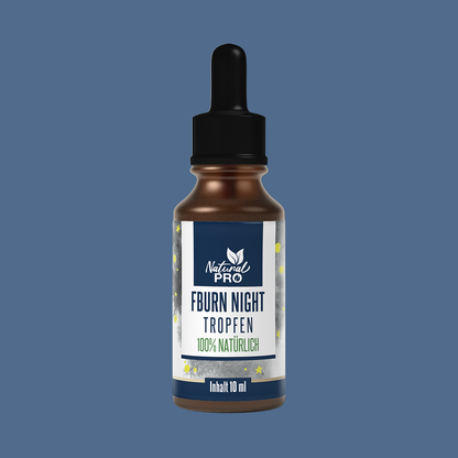 Fburn Night Tropfen | Aktiviert Nacht-Stoffwechsel & Regeneration | 10 ml