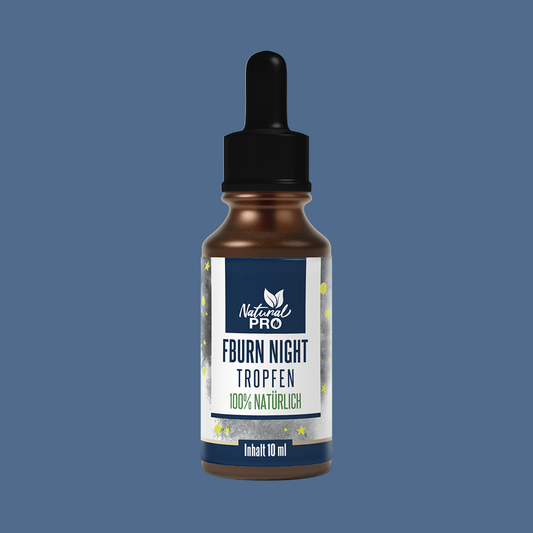 Fburn Night Tropfen | Aktiviert Nacht-Stoffwechsel & Regeneration | 10 ml